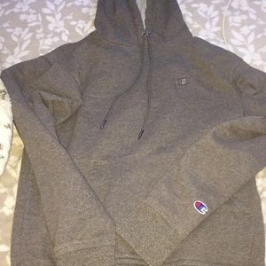 Dark grey champion hoodie